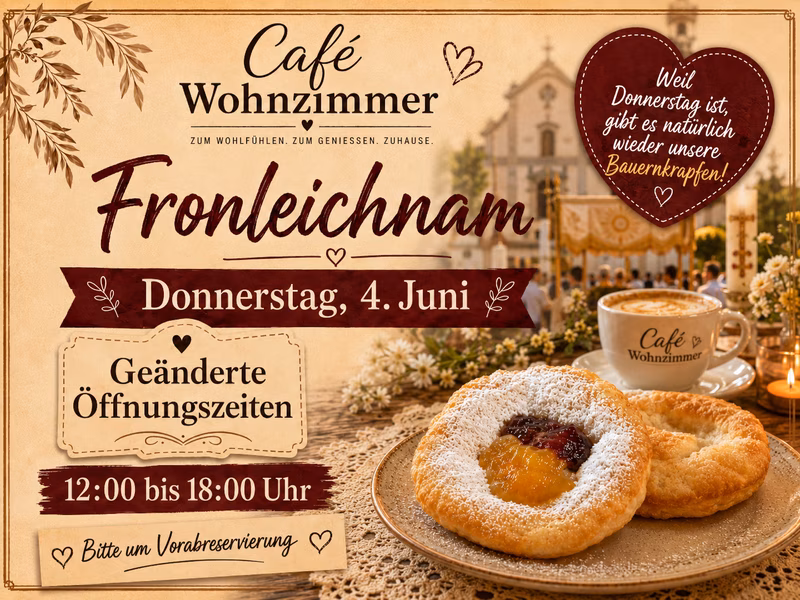 <div class="fw-semibold mb-1">Fronleichnam im Wohnzimmer</div>